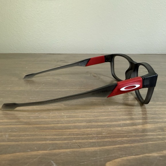 Oakley Youth Boys Sat Grey‎ Smoke Red OY8012 Top Level Eyeglasses - Picture 5 of 8